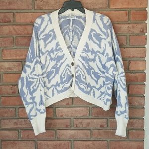 Arizona Jean Co cropped sweater purple size xxl